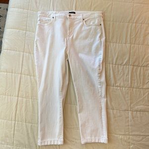 NYDJ White Denim Crop